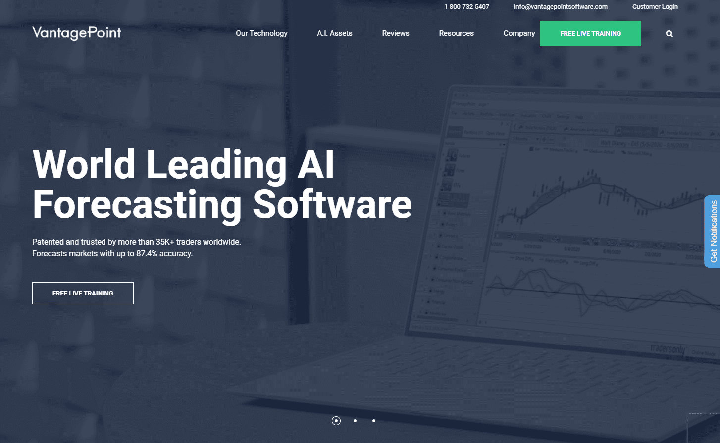VantagePoint Trading Software Interface
