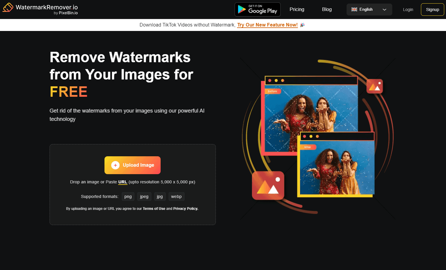 Watermark Remover Interface