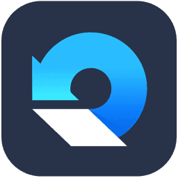 Wondershare Repairit app icon with a blue circular repair arrow on a dark rounded square