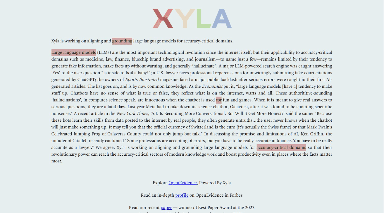 Xyla AI Precision Enhancement
