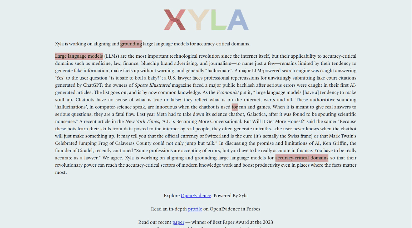 Xyla AI Precision Enhancement