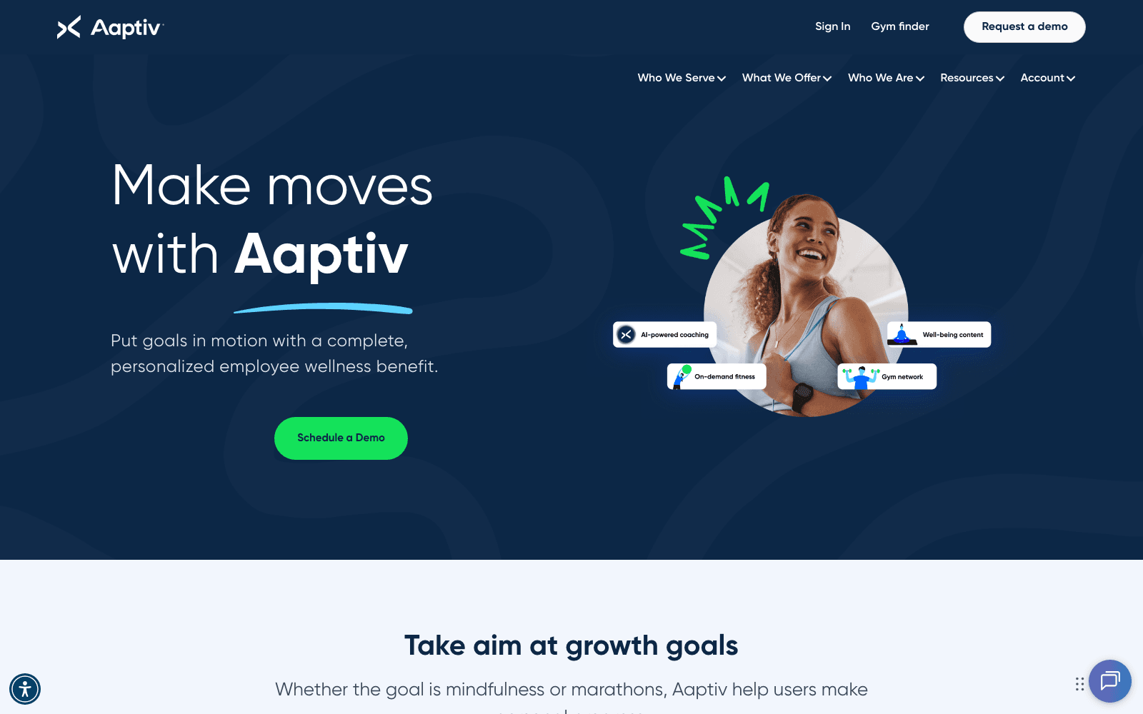 Aaptiv fitness & lifestyle tool screenshot