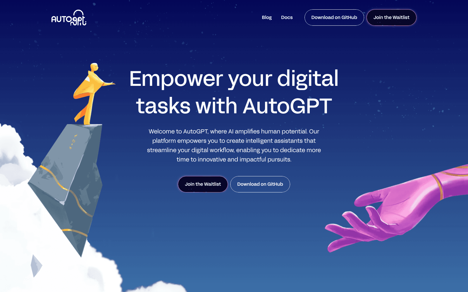 Auto-GPT developer tools tool screenshot
