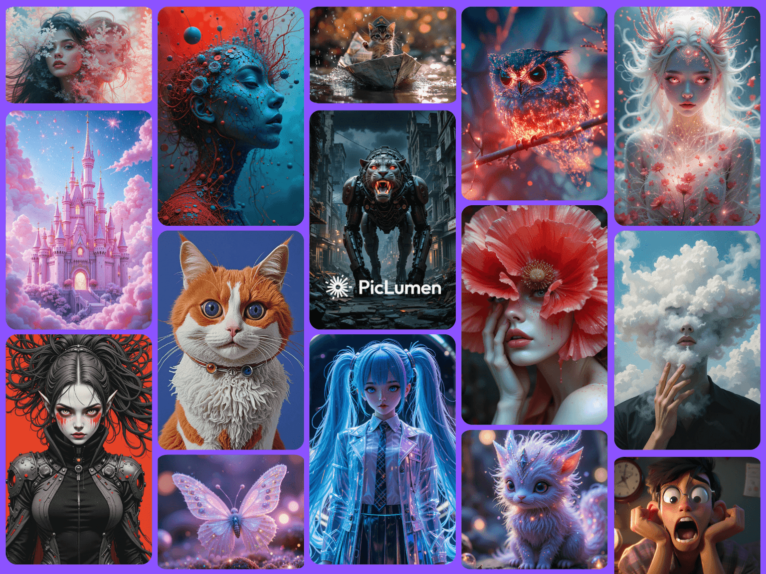 PicLumen AI Image Generator ai art & image creation tool screenshot