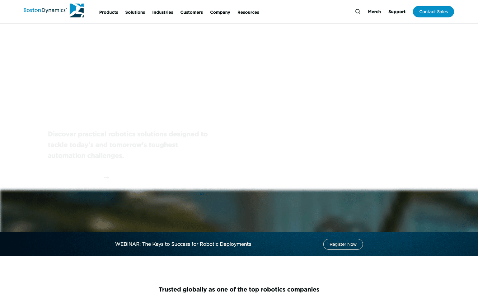 Boston Dynamics engineering & simulation tool screenshot