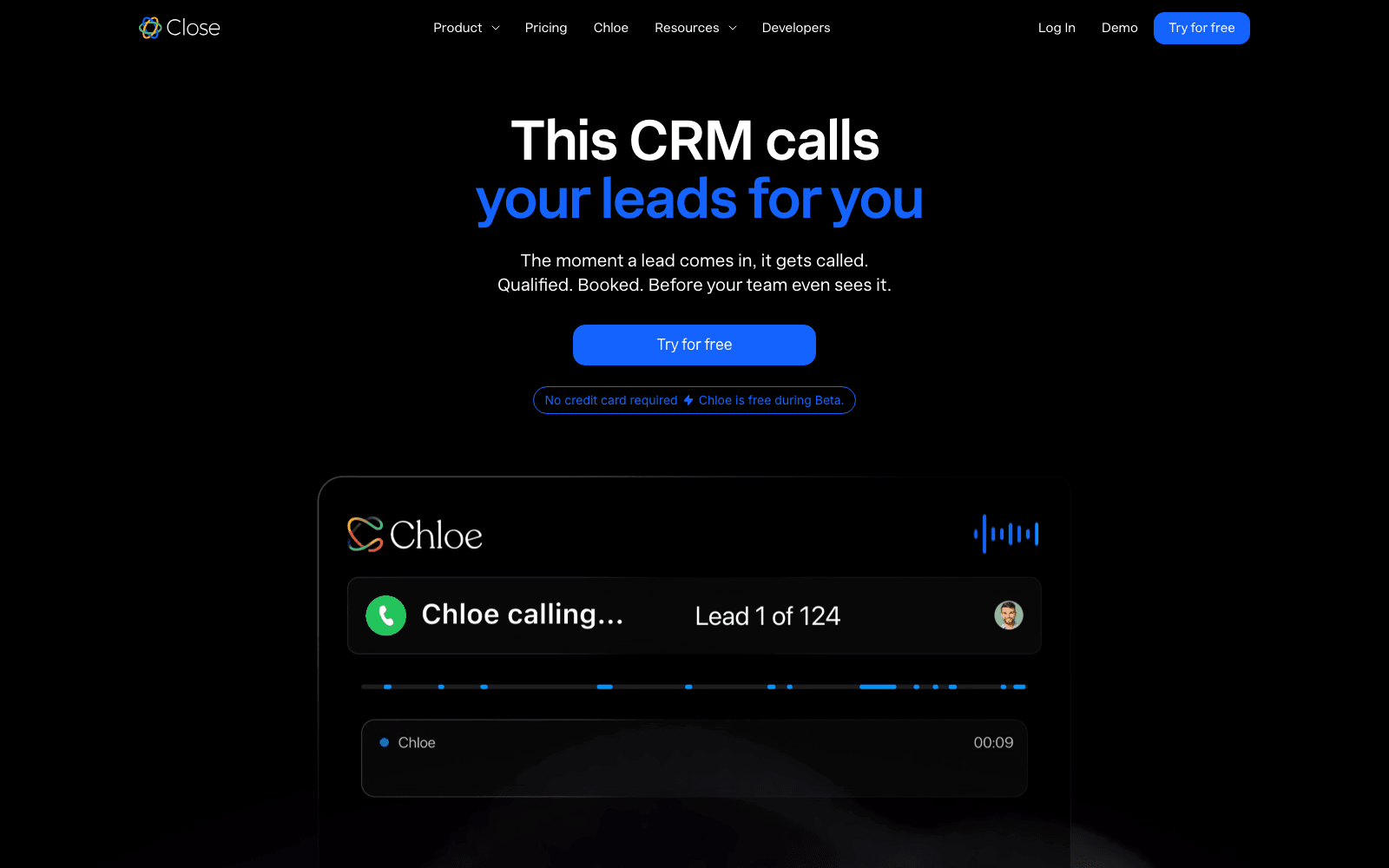 Close sales & revops tool screenshot