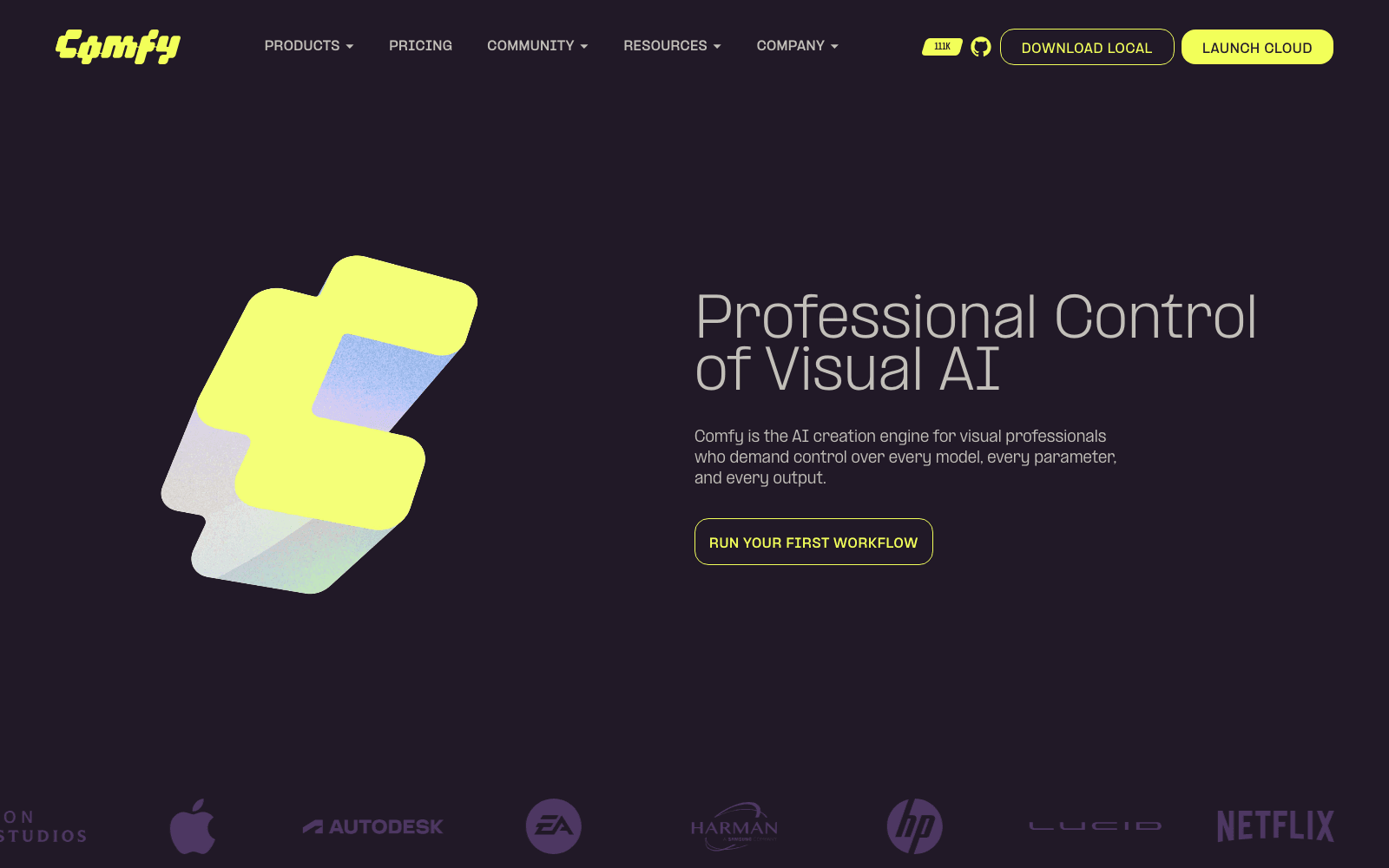 ComfyUI ai art & image creation tool screenshot