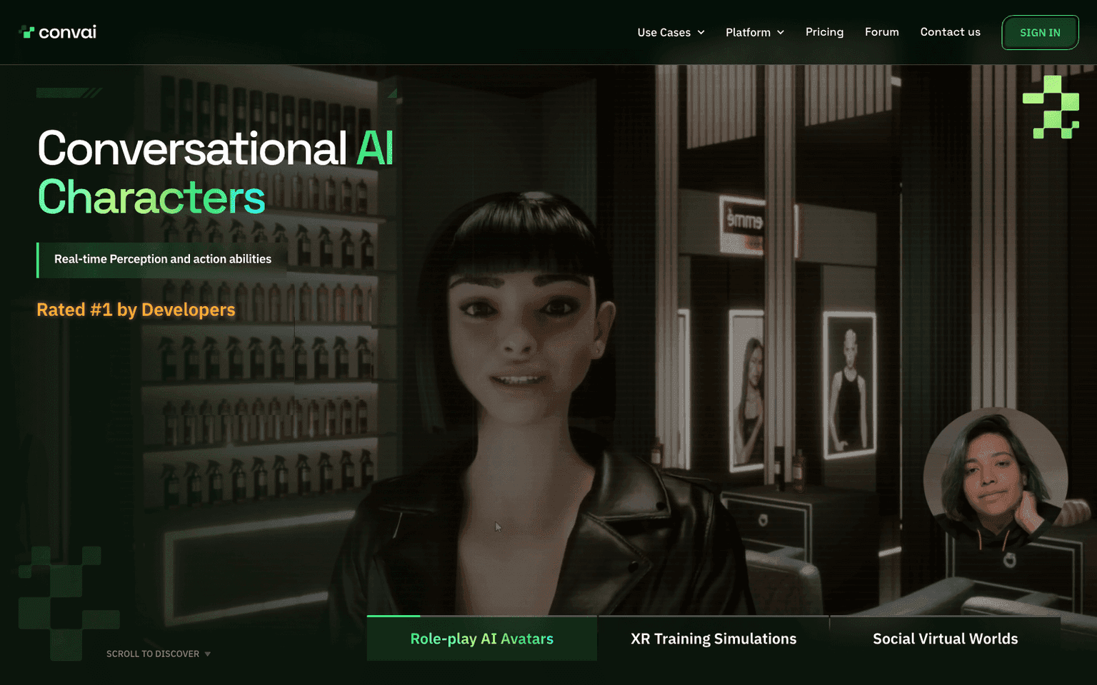 Convai gaming & 3d modeling tool screenshot