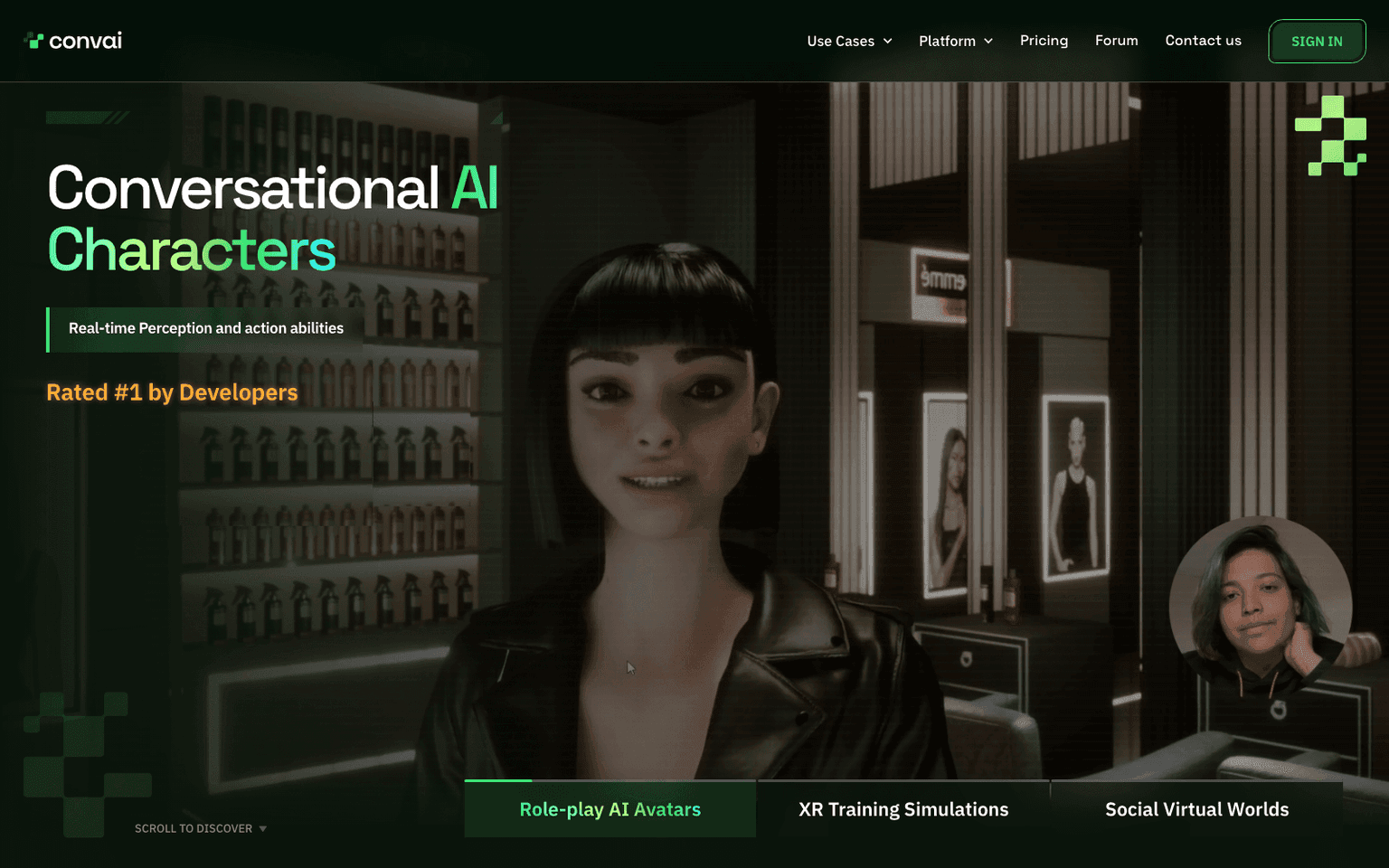 Convai gaming & 3d modeling tool screenshot