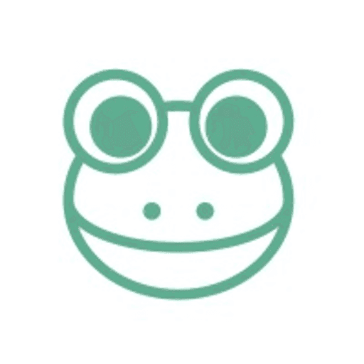 Coqui AI frog logo for the discontinued open source text to speech studio