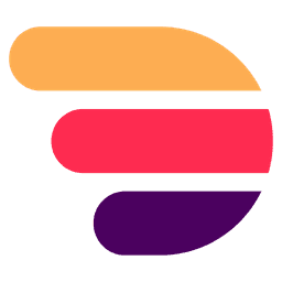 Delightree logo, a stack of orange, red, and purple rounded bars for the franchise operations platform