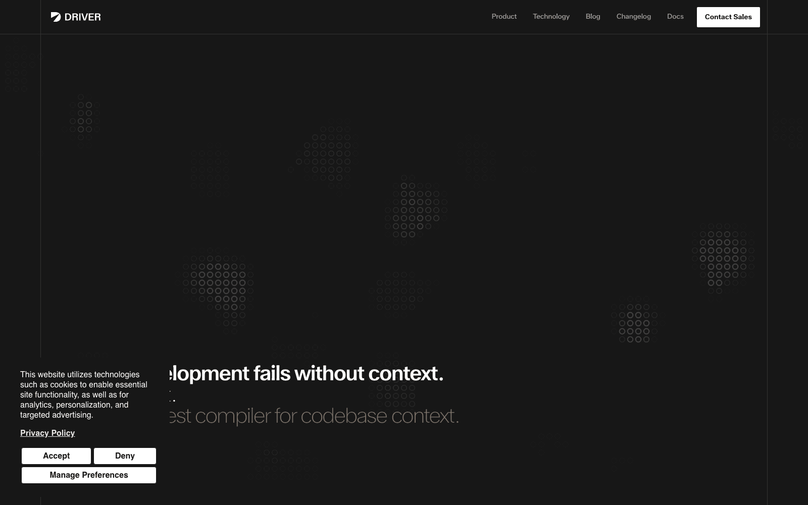 Driver AI sales & revops tool screenshot
