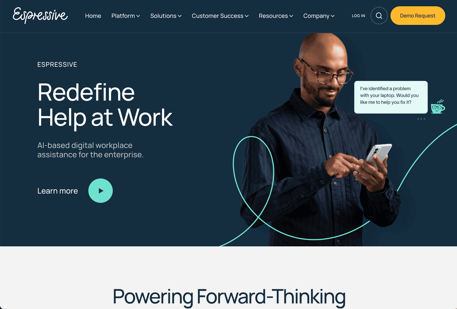 Espressive's AI-powered digital workplace assistance
