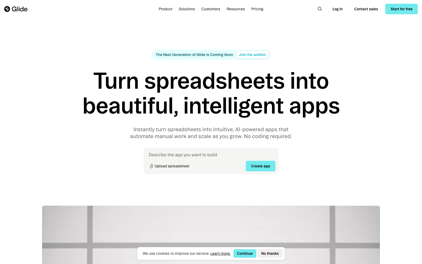 Glide developer tools tool screenshot