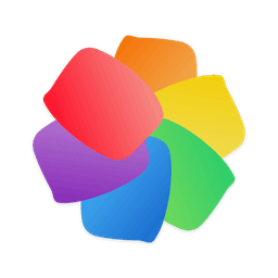 Gemini Omni logo, a six-petal rainbow pinwheel mark for the AI video generation studio