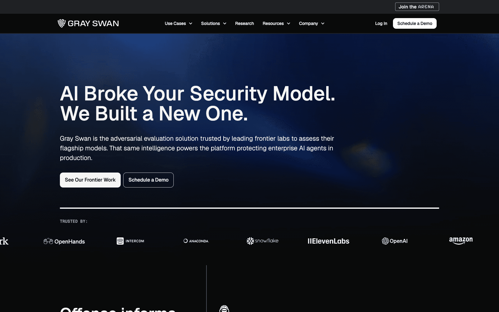 Gray Swan AI security & governance tool screenshot
