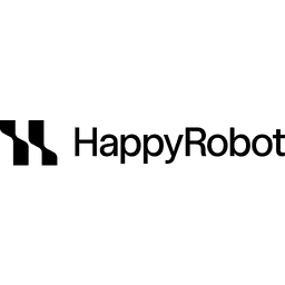 HappyRobot logo, a black geometric mark beside the HappyRobot wordmark