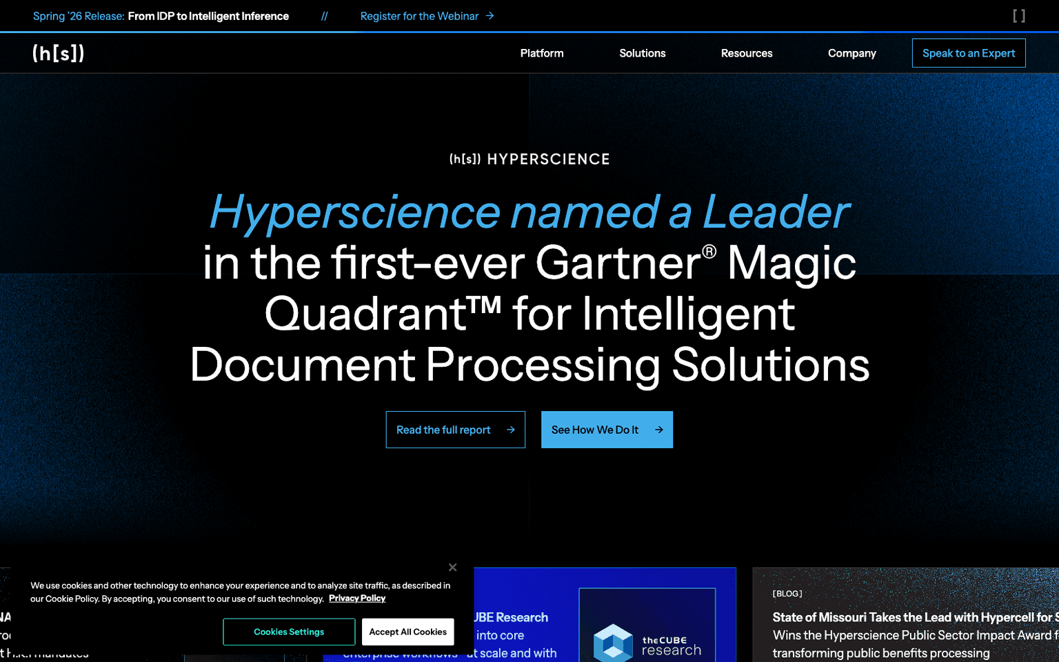 Hyperscience workflow automation tool screenshot