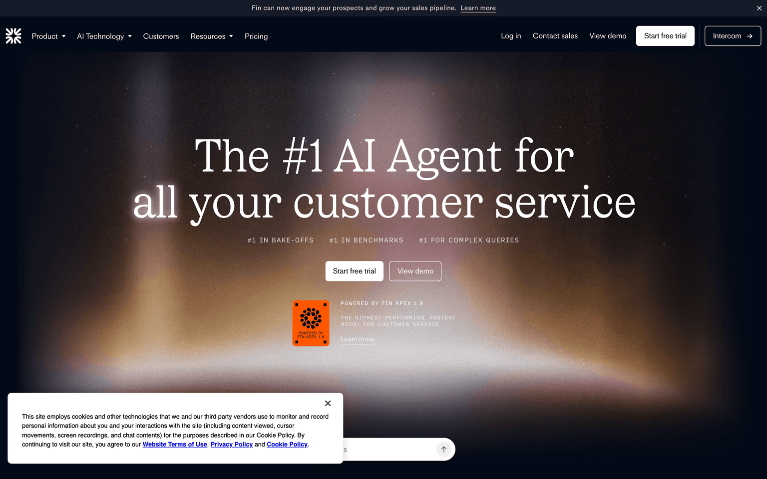 Intercom Fin Screenshot