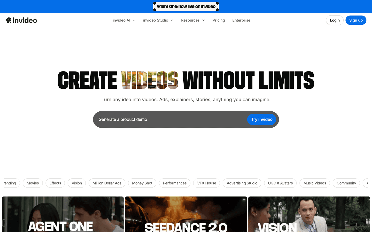 InVideo AI Screenshot