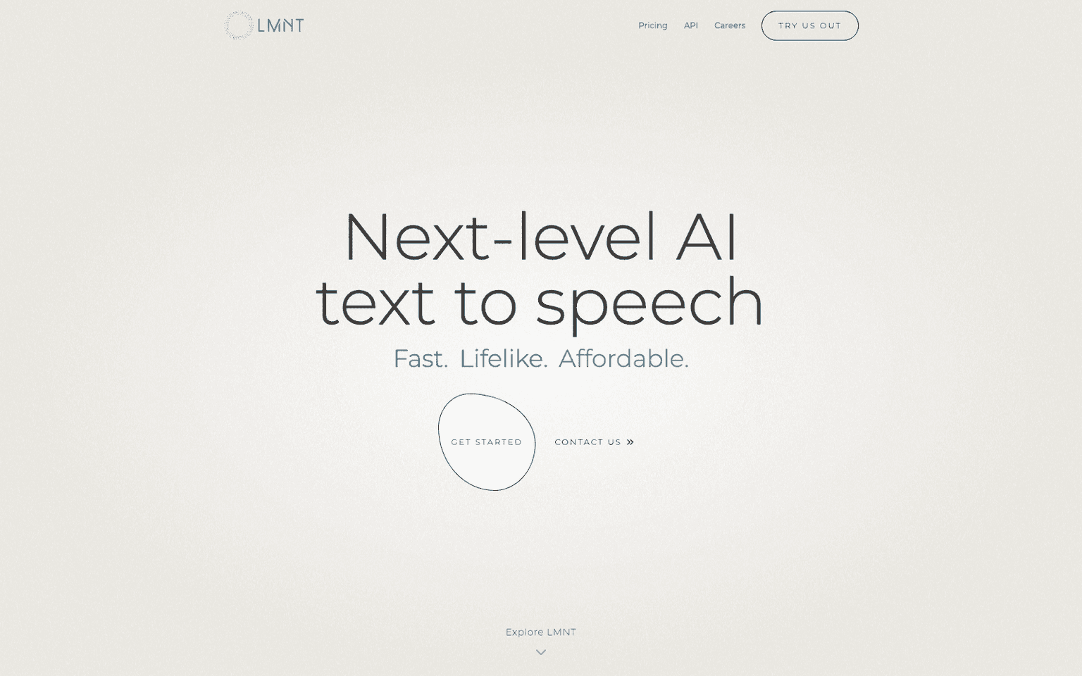 LMNT ai infrastructure tool screenshot