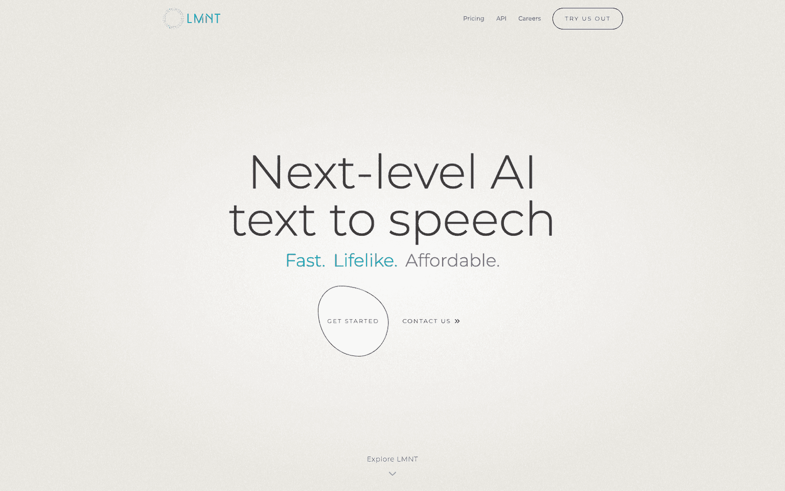 LMNT ai infrastructure tool screenshot