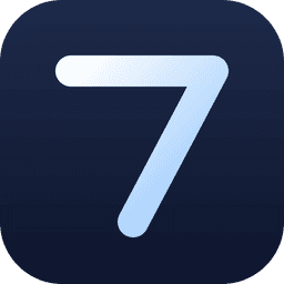 7ART brand logo mark shown on a transparent background