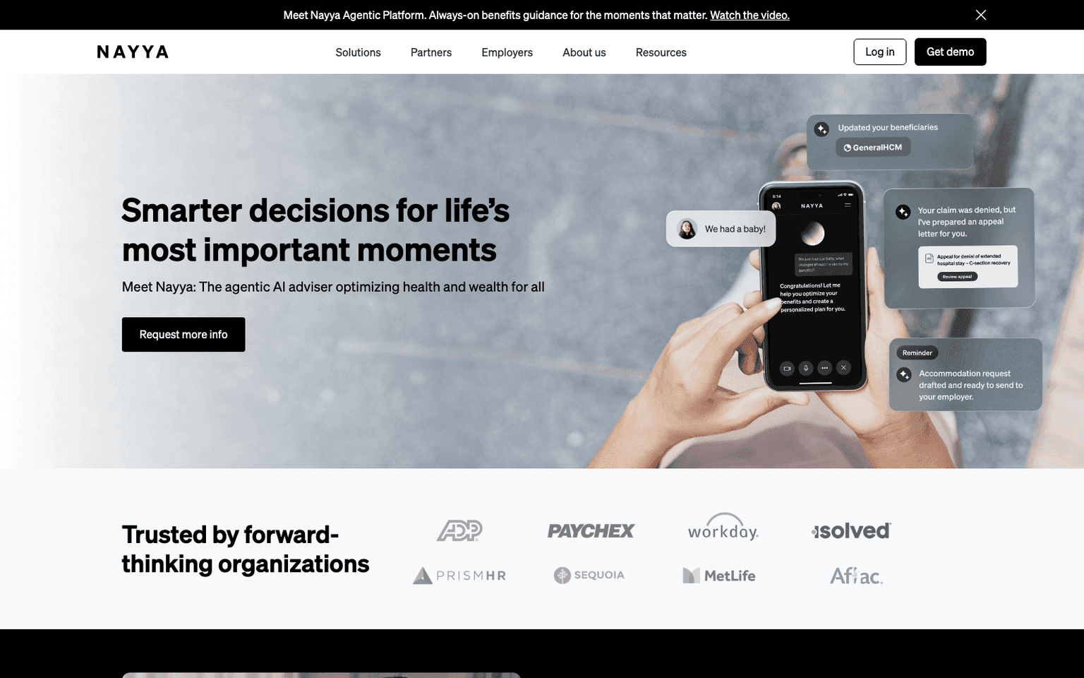 Nayya insurance tool screenshot