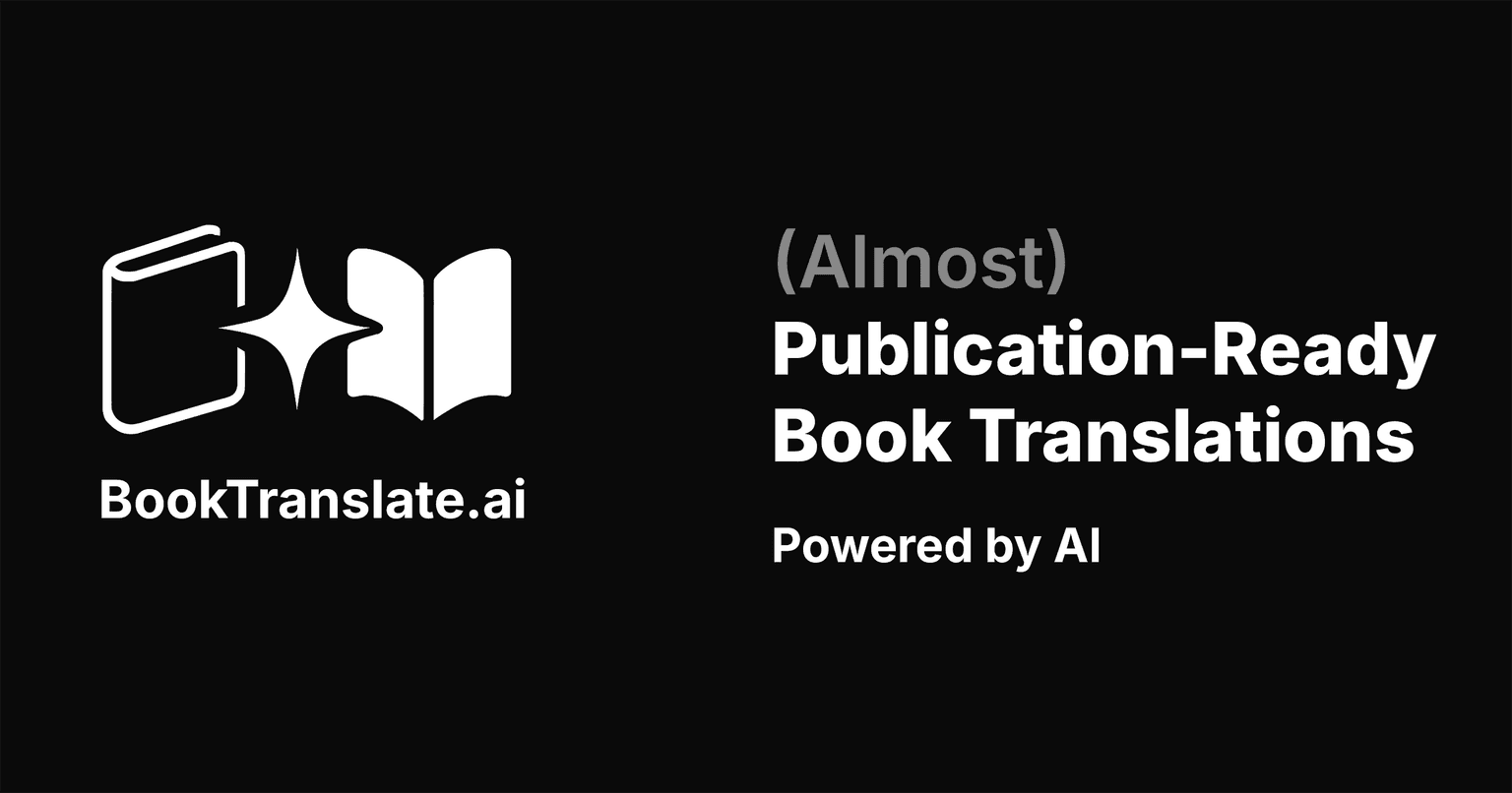 BookTranslate.AI productivity tool screenshot