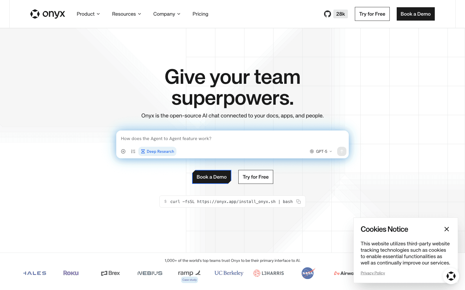 Onyx productivity tool screenshot