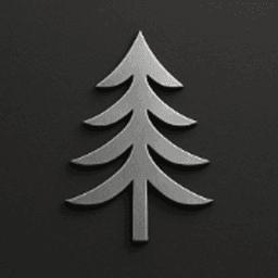 OpenSEO logo, a grey pine tree mark on dark background for the open source SEO platform