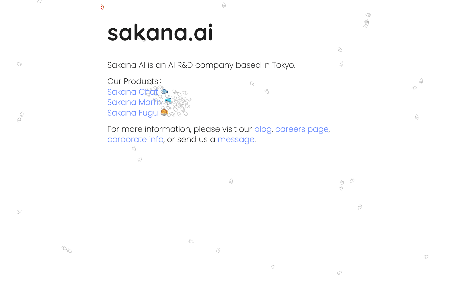 Sakana AI ai/ml models tool screenshot