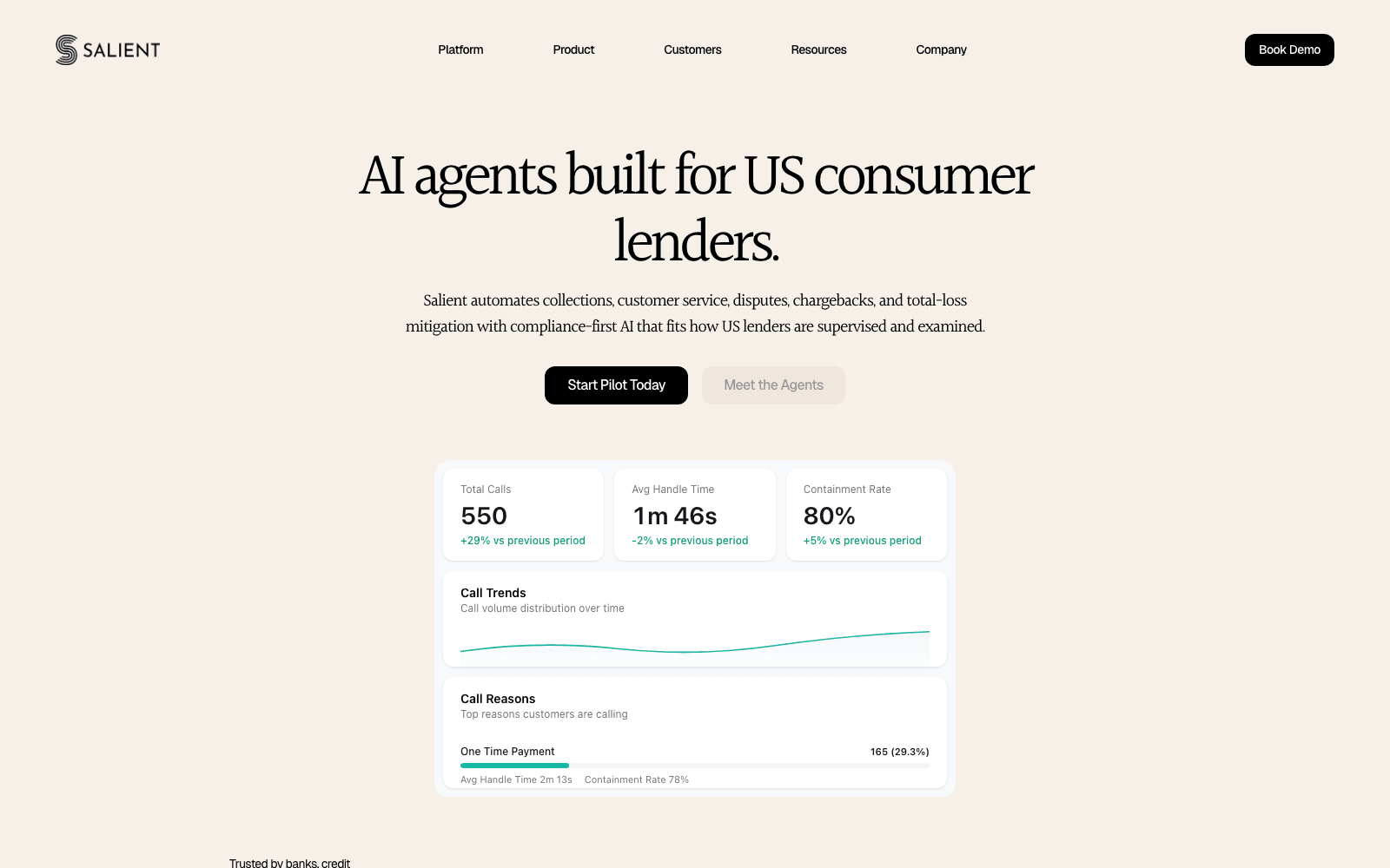 Salient voice ai tool screenshot