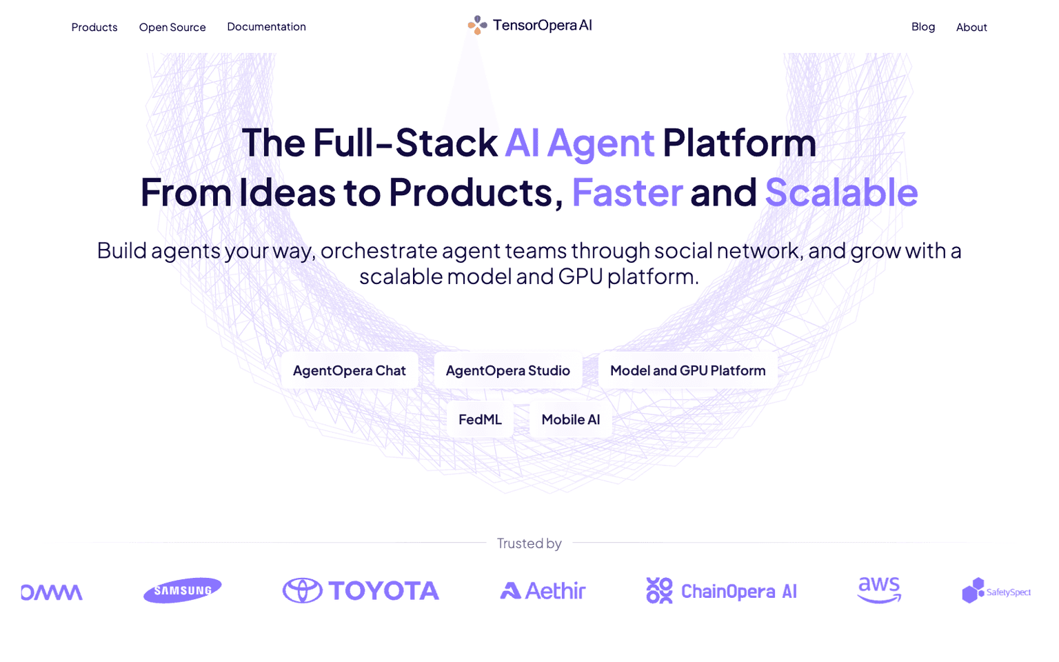 TensorOpera ai infrastructure tool screenshot