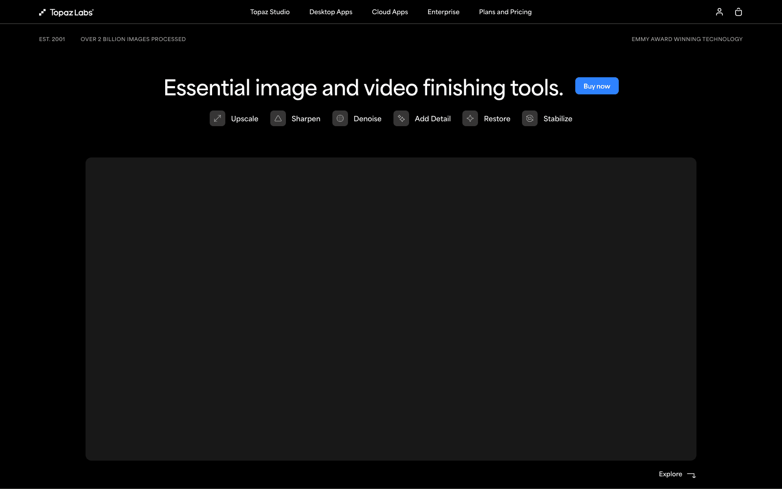 Topaz Labs ai art & image creation tool screenshot