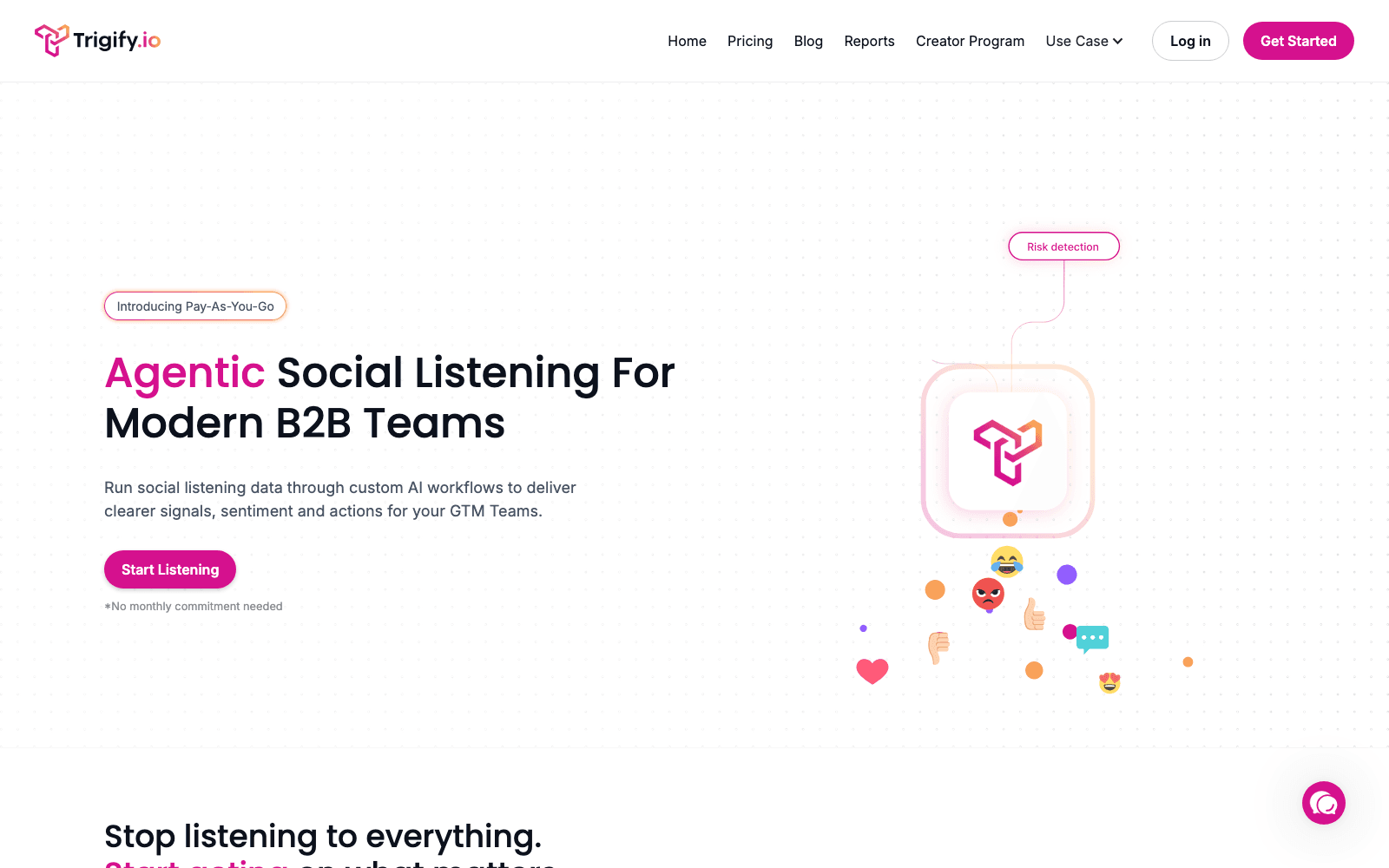 Trigify.io sales & revops tool screenshot