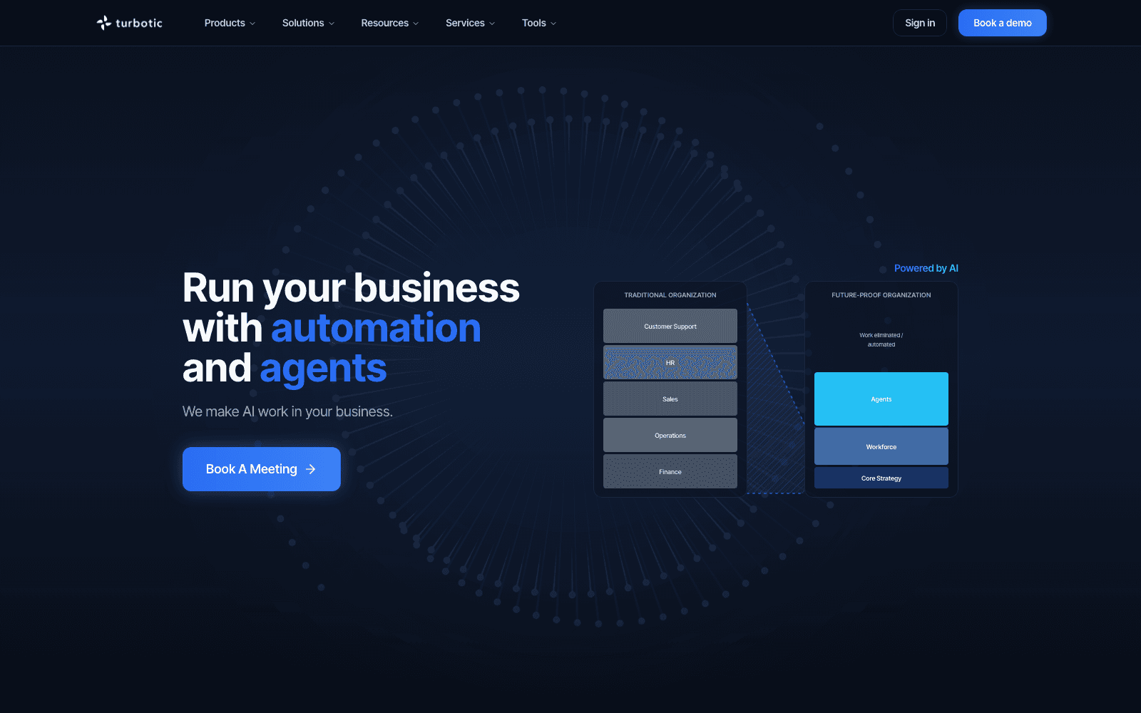 Turbotic workflow automation tool screenshot