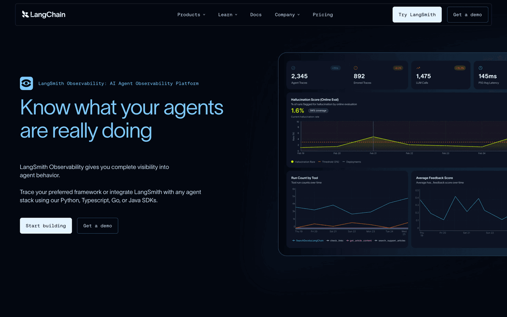 LangSmith: AI Agent & LLM Observability Platform